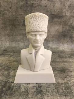 Atatürk Büstü Silikon Kalıp Yeni Model