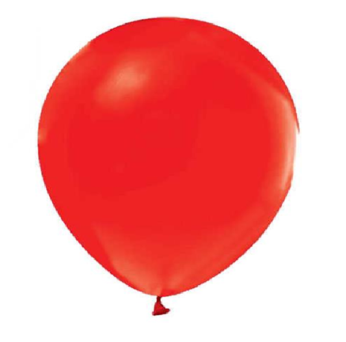 Balon Düz 12 inch Kırmızı 10 Adet - 0