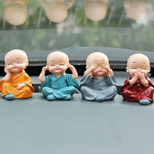 Buda Bebekleri Kalıbı, 4'lü Set (Görmedim & Duymadım & Bilmiyorum & Düşünüyorum) - 0