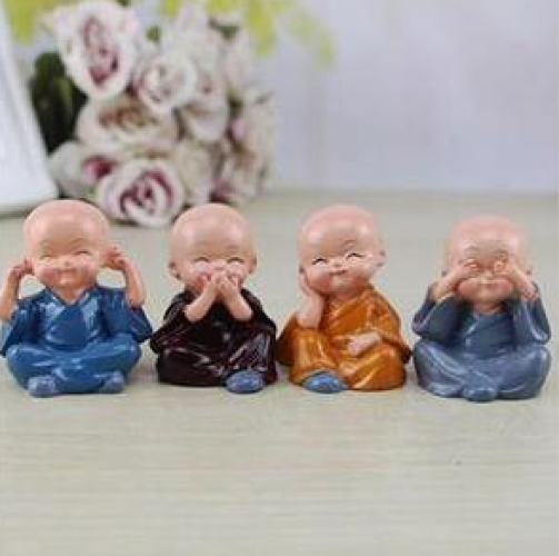 Buda Bebekleri Kalıbı, 4'lü Set (Görmedim & Duymadım & Bilmiyorum & Düşünüyorum) - 2