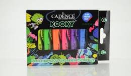 Cadence Kooky Fosforlu Akrilik Boya 6lı Set 15 ml