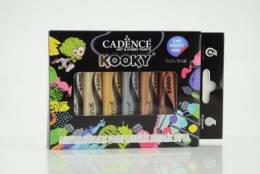 Cadence Kooky Metalik Akrilik Boya 6lı Set 15 ml