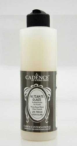 Cadence Ultimate Glaze Su Bazlı Vernik Çok Parlak 250ML - 0