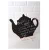 Dekoratif Çaydanlık Kara Yazı Tahtası - Thumbnail (1)