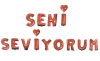 Folyo Balon Seni Seviyorum 16 inc - Thumbnail (1)