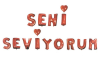 Folyo Balon Seni Seviyorum 16 inc - Thumbnail (3)